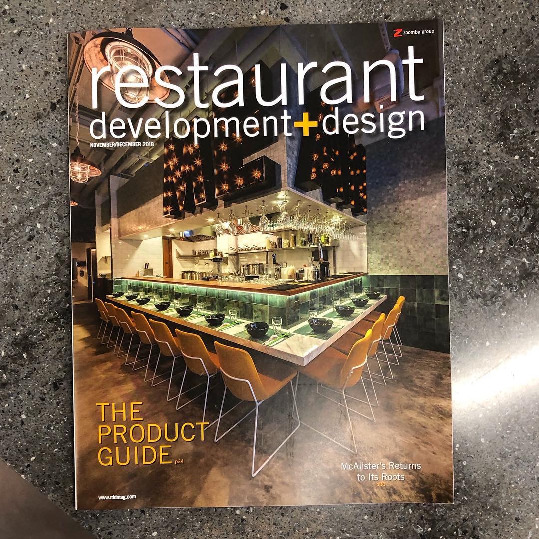 Restaurant Development + Design Magazine, December 2018